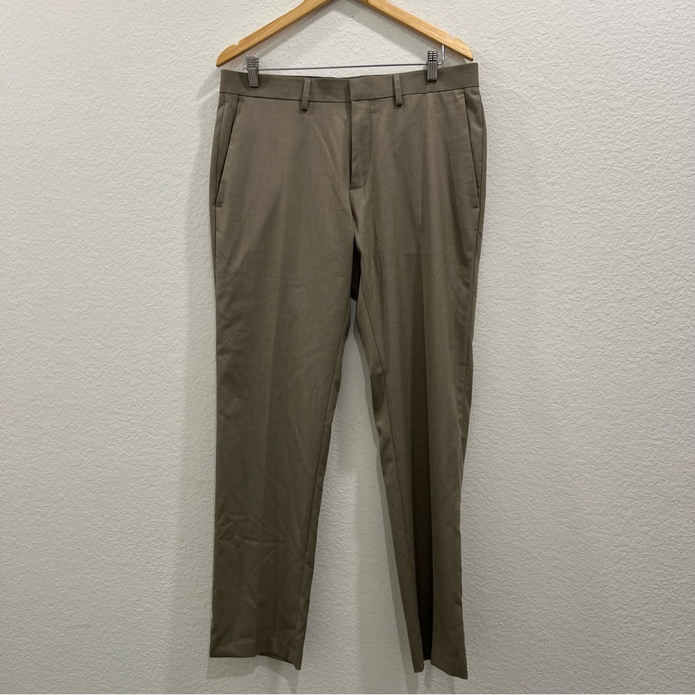 Men’s Kenneth Cole Reaction‎ Dress Pants Size 34X230 Light Brown